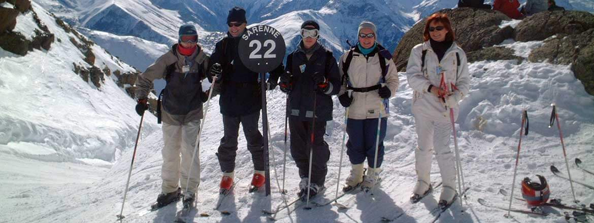 Skiing in Vaujany, Alpe d'Huez