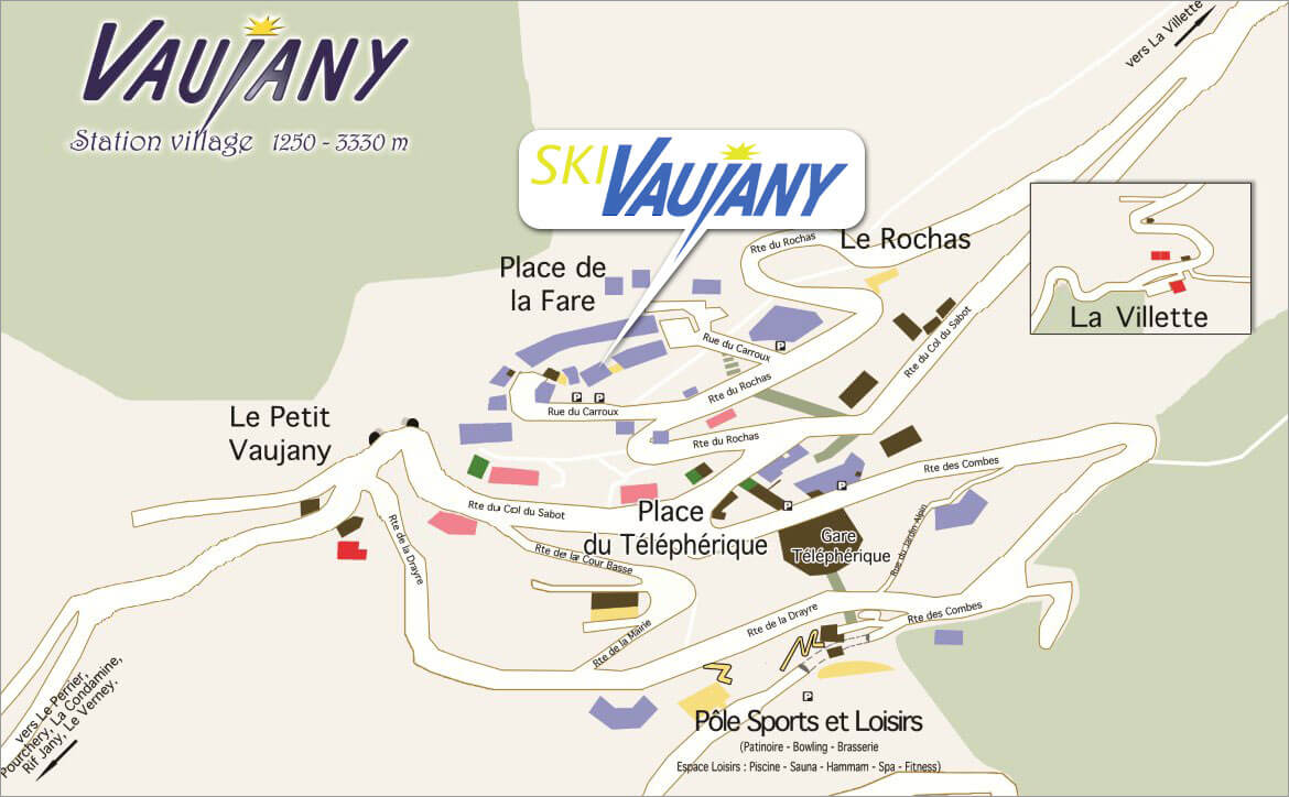 vaujany pistemap